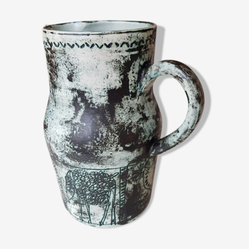 Jacques Blin ceramic pitcher