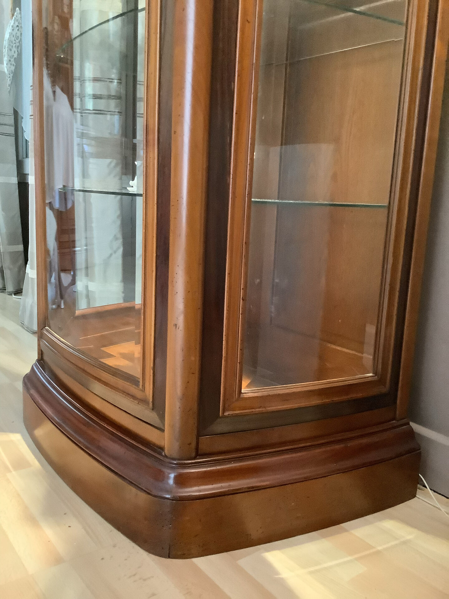 Cherry display cabinet by Christian Robert