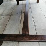 Old oak farm table