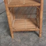Meuble vintage en rotin