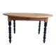 Antique round wooden table