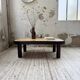 Table basse Capron « herbier » ovale