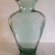 Trapeze vintage thick glass vase