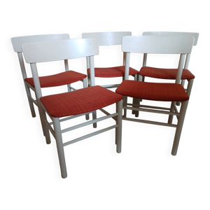 5 chaises scandinaves - mobelfabrik annees