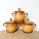 Fired Porcelain Cream Pots