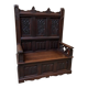 Antique - Impressive Neo-Gothic Chest Bench