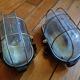 Pair of industrial wall lamps