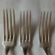 24 antique silver-plated cutlery sets