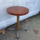 Round bistro table, pedestal table