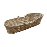 Vintage wicker couffin for doll