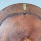 Round rattan mirror 1980