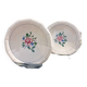 Serving plates X 2 old pink earthenware Digoin Sarreguemines