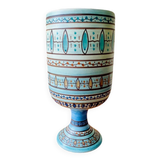 Mid-century ceramic vase by Louis Bacculini, Vallauris, 1950s/60s