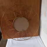 Miroir en métal doré