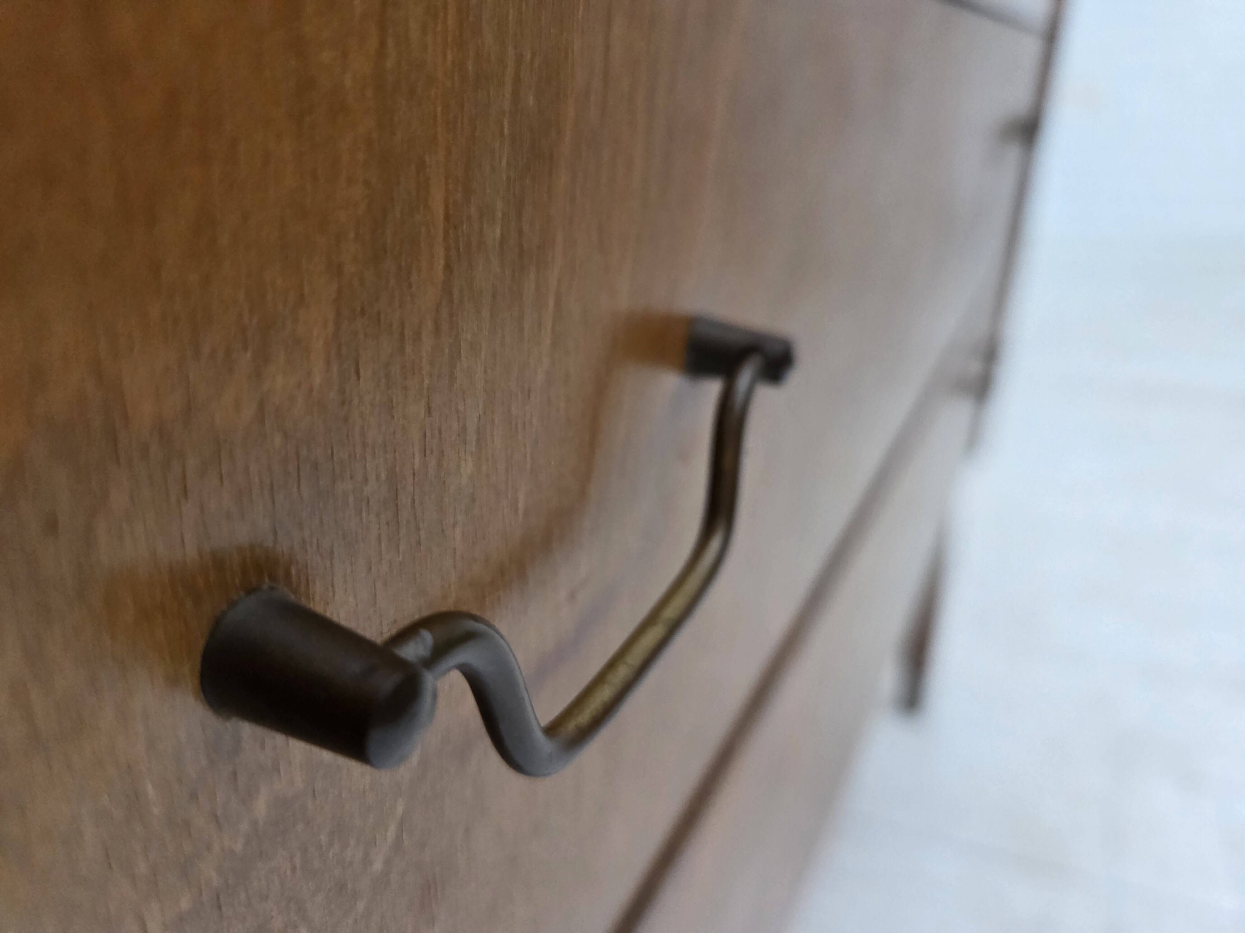 1970s, Danish chest of drawers, beech wood.