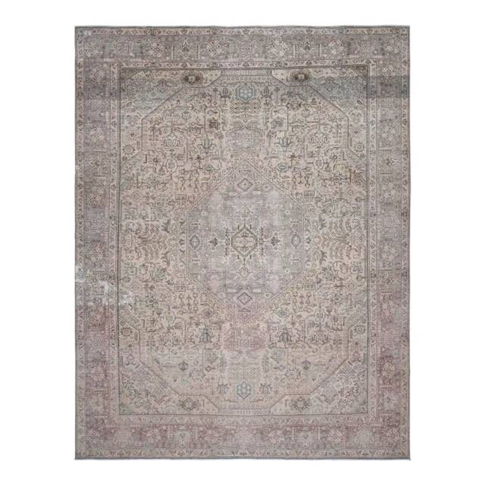 1970s Vintage Persian Handmade Wool Cotton Orange Area Rug 300x386