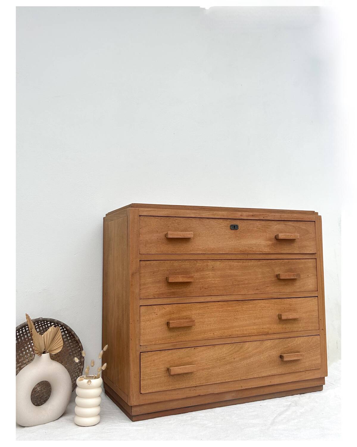 Large Art Deco chest of drawers