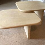 Coffee tables in travertine