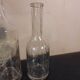3 old blown glass bottles