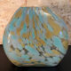 Multicolored glass vase