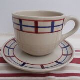 Set of 2 Basque stoneware breakfast cups AMATXI