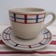 Set of 2 Basque stoneware breakfast cups AMATXI