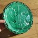 flat dish in slipware