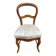 Antique flying chair in Restoration / Louis-Philippe style made of solid wood.