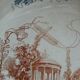Large antique plate "Louis XIII" Choisy le Roi