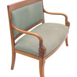 Fabric carved bench, 1930