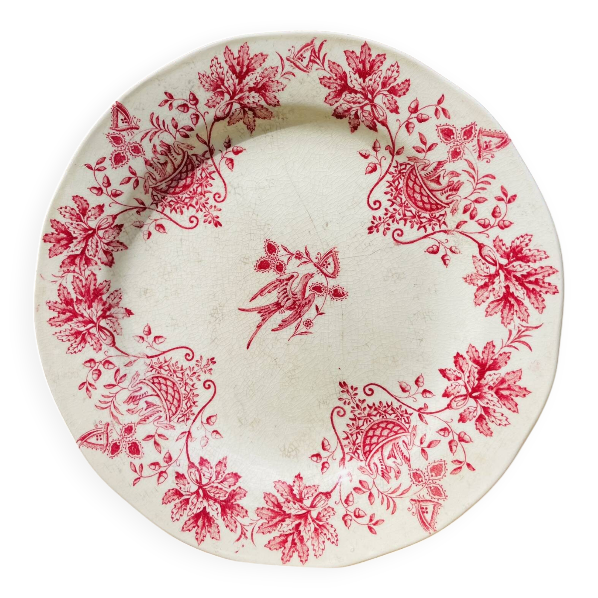 Flat ironstone plate