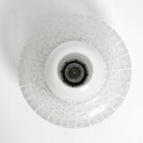 Original large Mid Century double glass ceiling lamp by Wilhelm Wagenfeld f