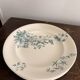 Lot 6 Plate Plates Faience Longwy Model Mignon