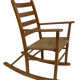 Mid century pine & sisal rocking chair, 1950s