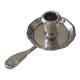 Christofle silver metal candle holder