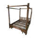Bamboo canopy bed