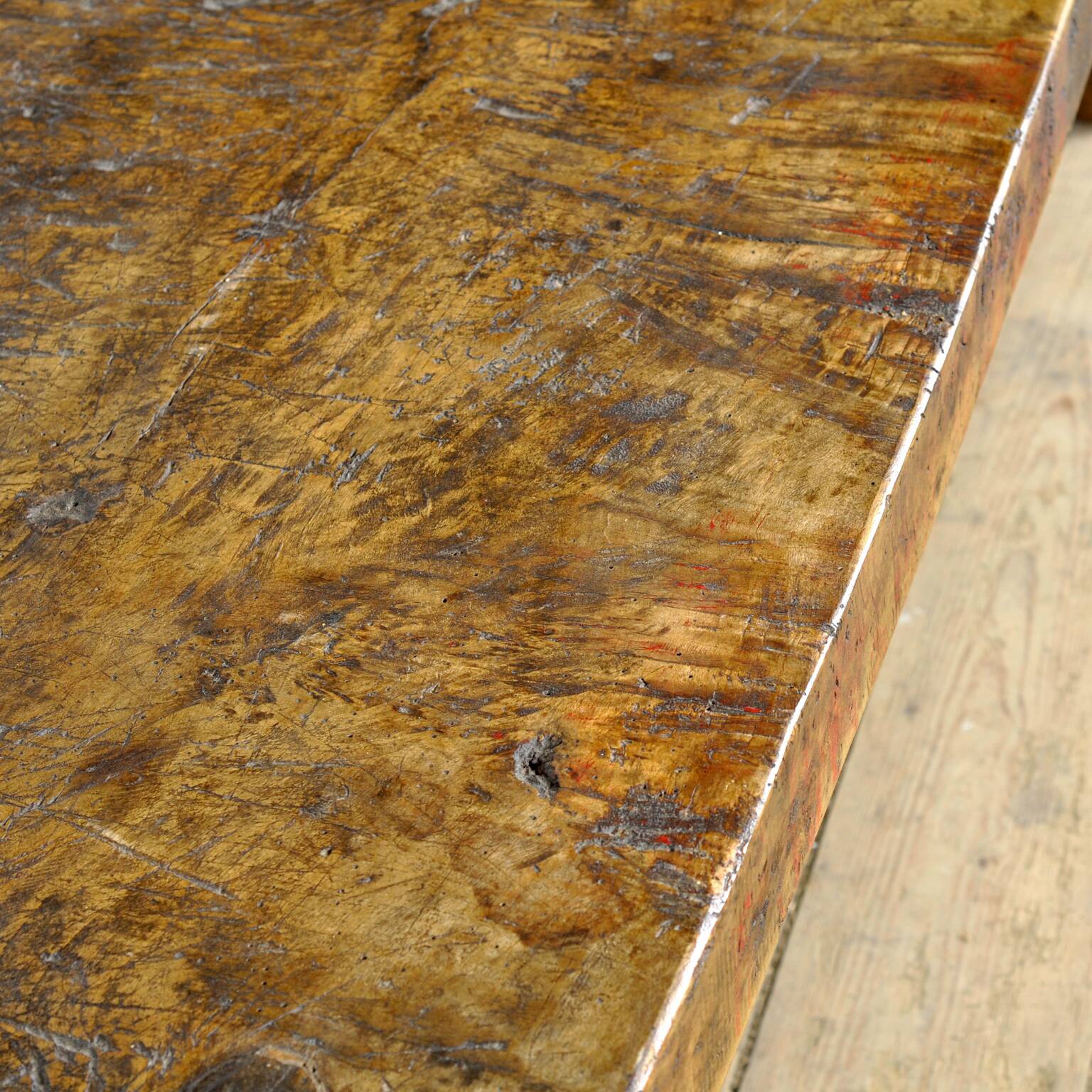 oak coffee table, circa 1930s