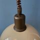 Vintage beige mushroom suspension in acrylic glass