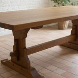 Monastery Table in Solid Oak - Authentic Style - 180 cm