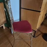 Chiavari Italian brass design chair