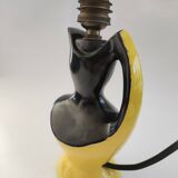Ceramic lamp circa 1960 Vallauris