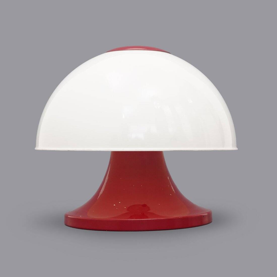 Red mushroom lamp, 1960s