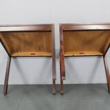 1960s Set of Two Square Side/Coffee Wooden Tables , Denmark