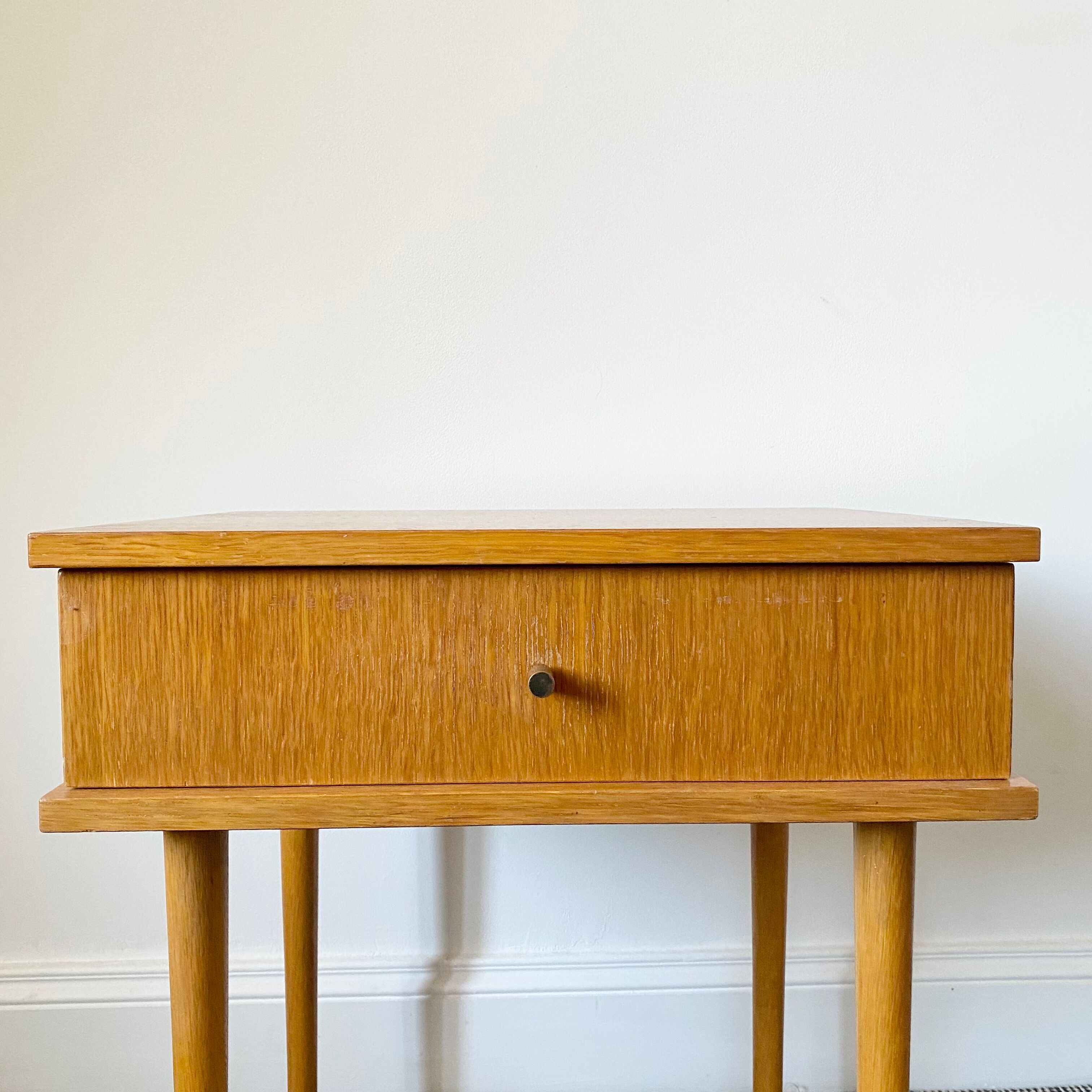 Vintage bedside table