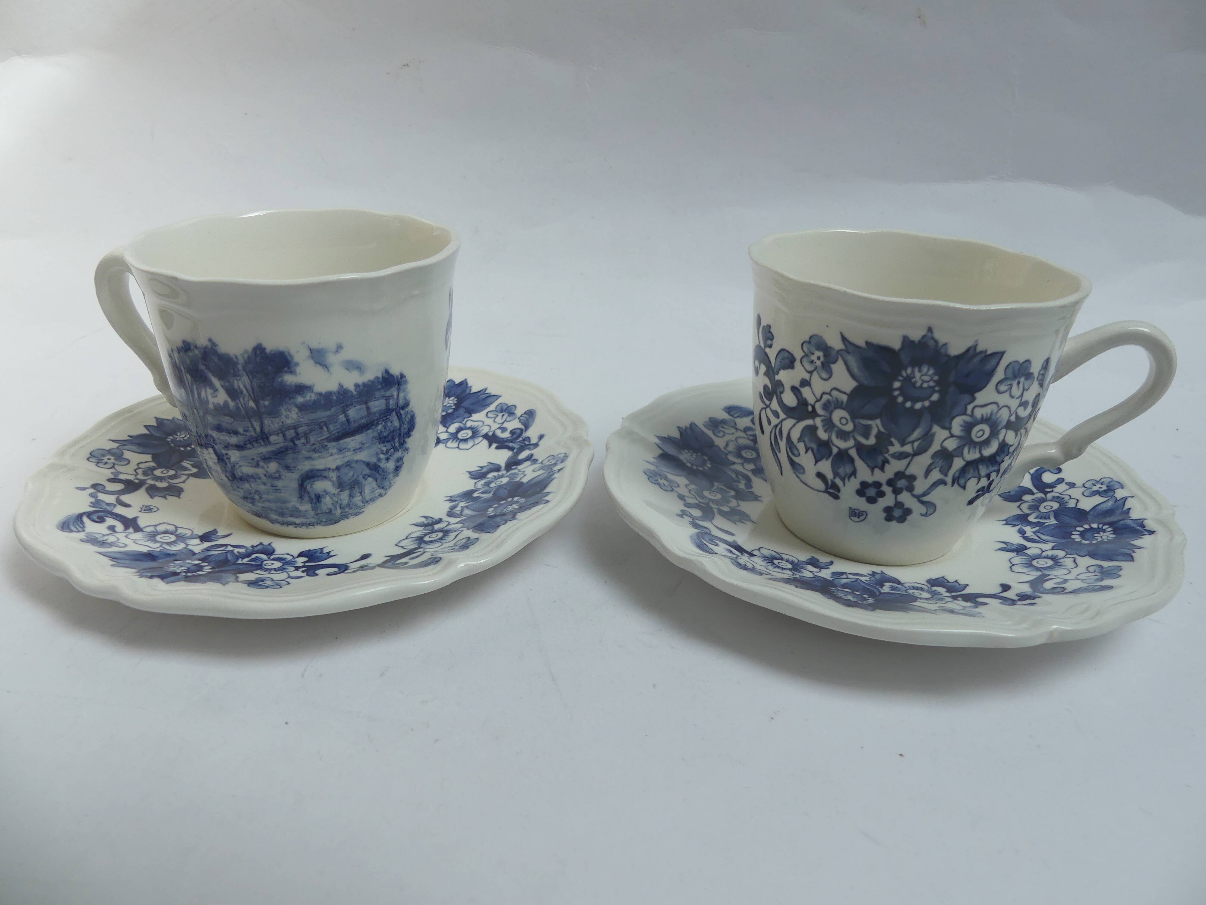 Tasses à café Sarreguemines Derby
