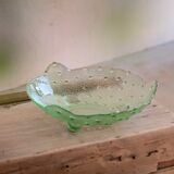 Emerald glass bowl / dish