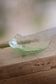 Emerald glass bowl / dish