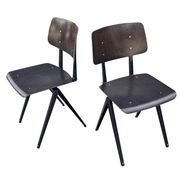 Galvanitas S16 School Chair Dining Chair Design Black Frame