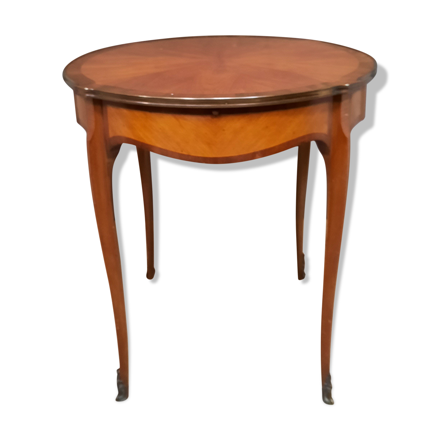 Louis XV style veneer living room table