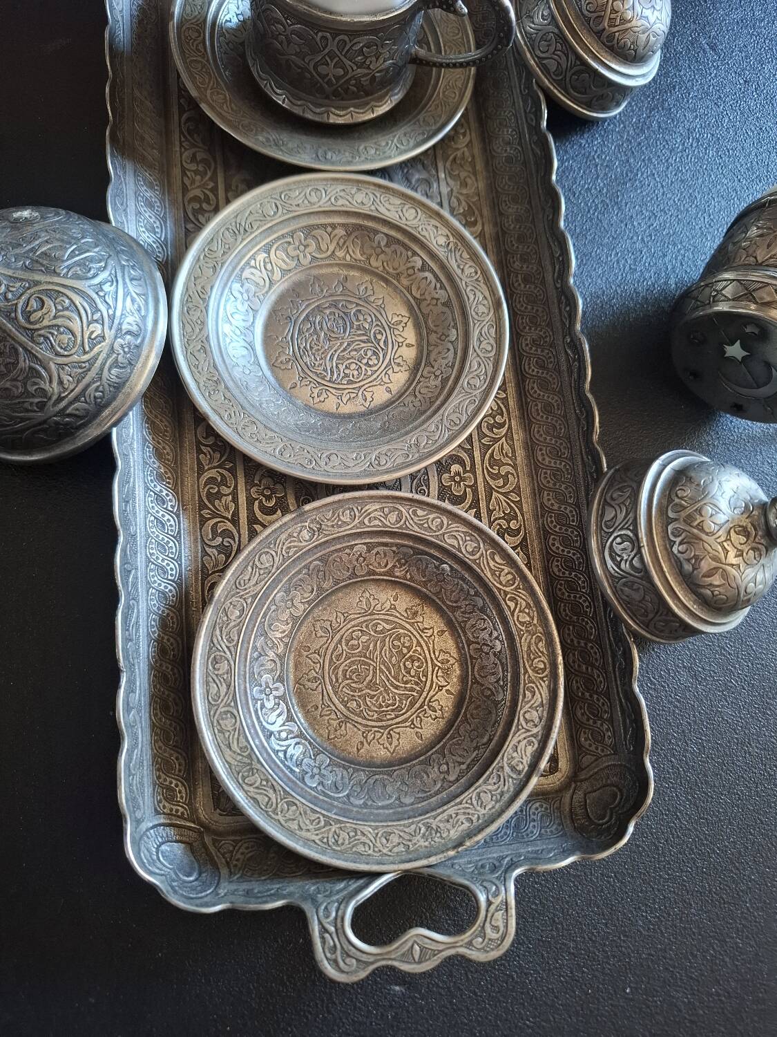 Vintage coffee or tea duo